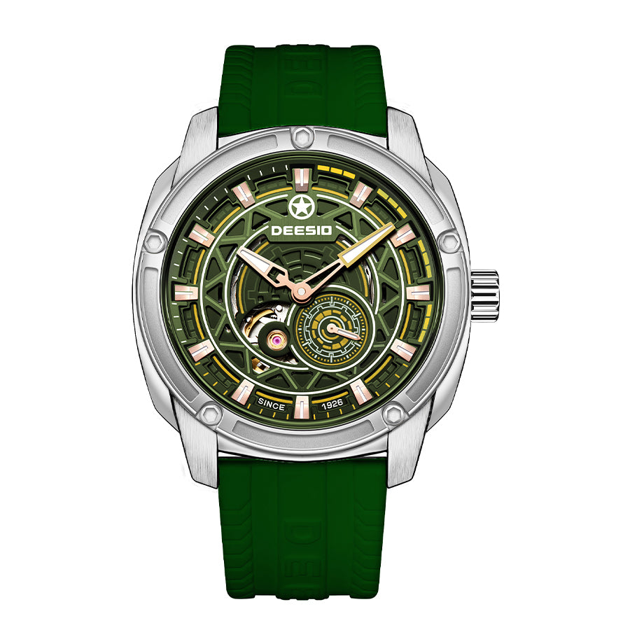 DeesioWatch D-502A Men's Sports Machinery Trend Stainless Steel Watch