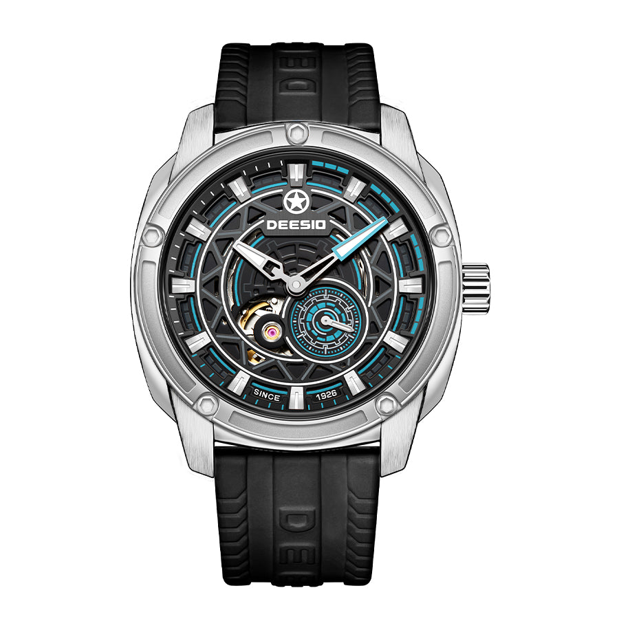 DeesioWatch D-502A Men's Sports Machinery Trend Stainless Steel Watch